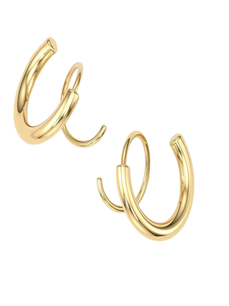 Spiral Hoop Earrings
