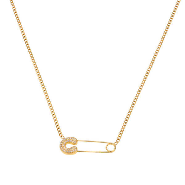 Paperclip Charm Necklace