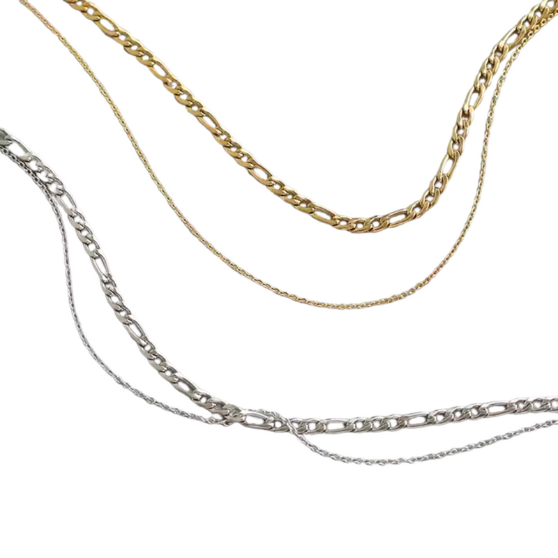 Classic Double Chain Necklace