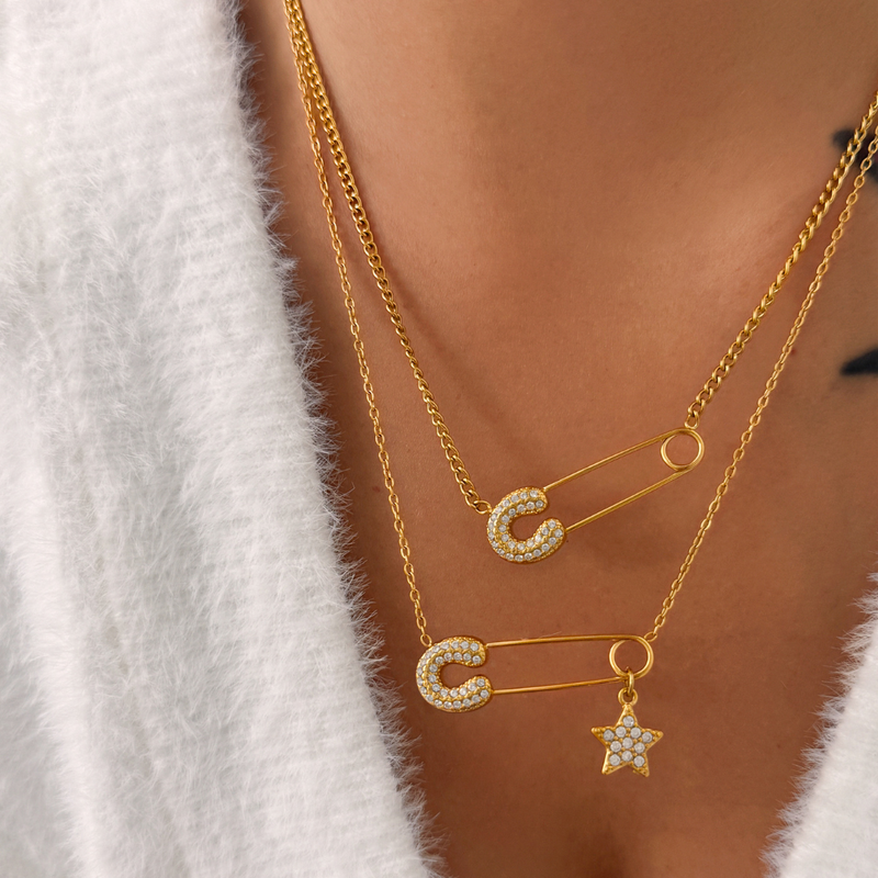 Paperclip Charm Necklace