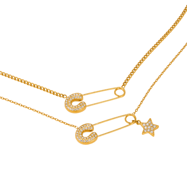 Paperclip Charm Necklace