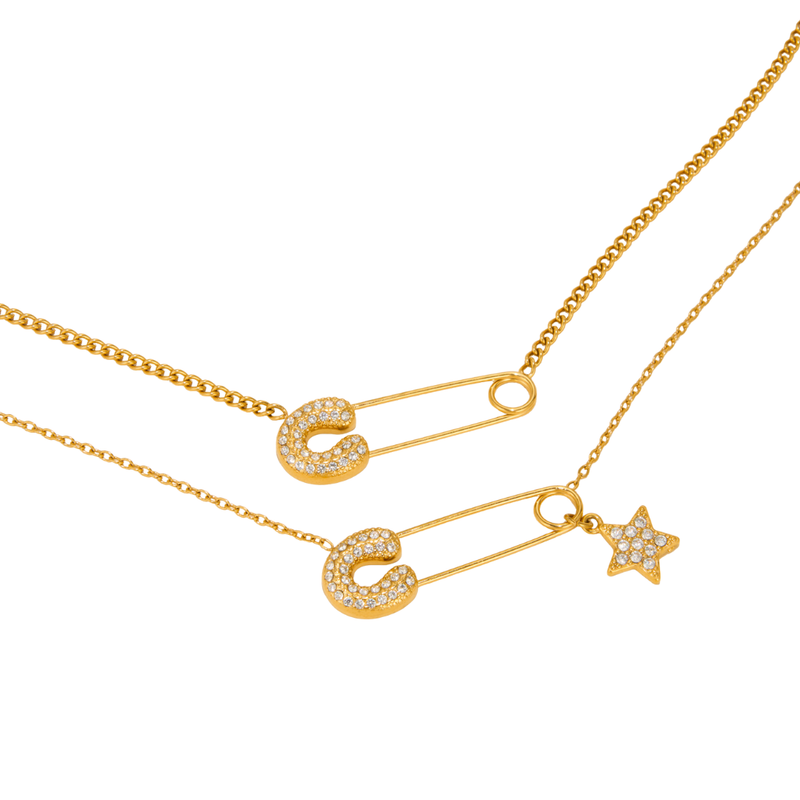 Paperclip Charm Necklace