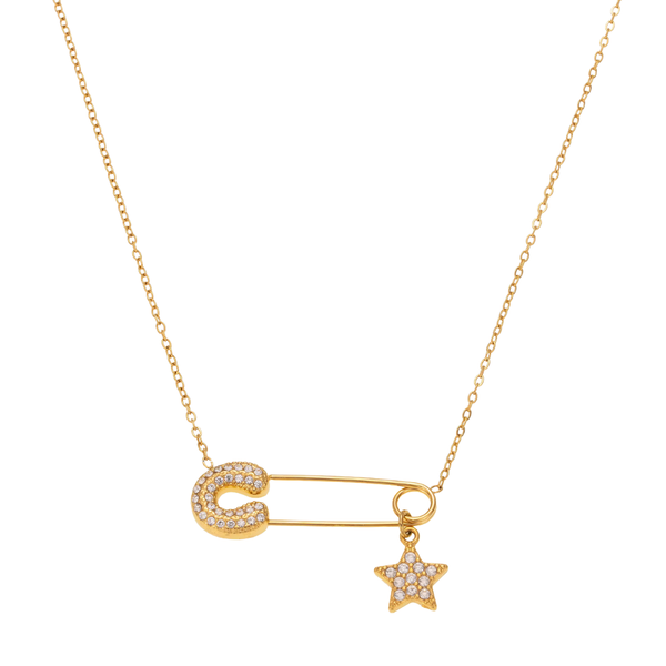 Paperclip Charm Necklace