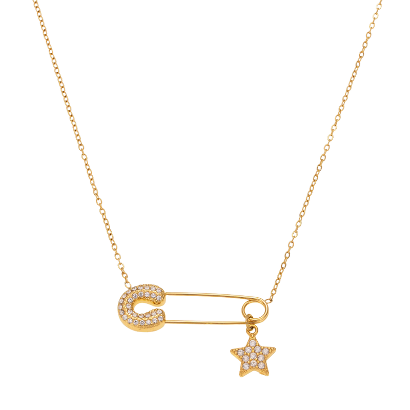 Paperclip Charm Necklace