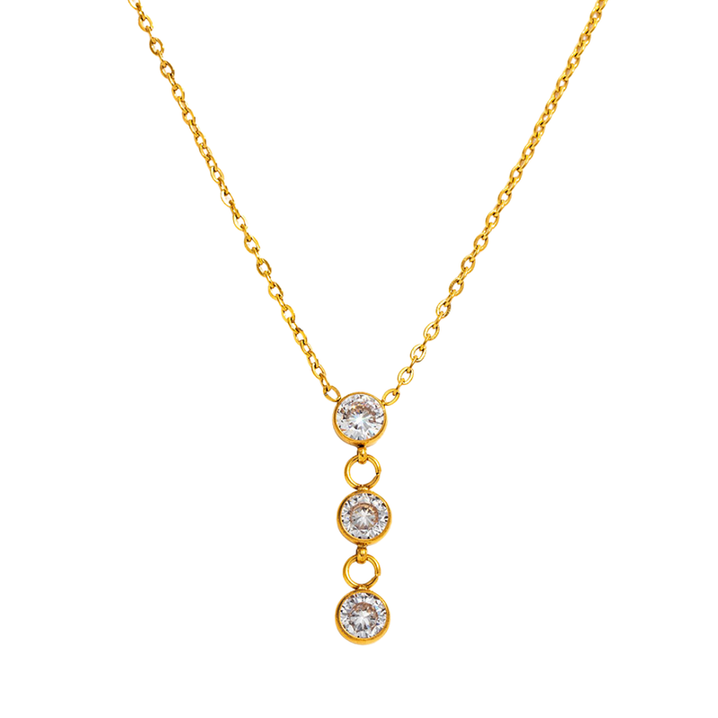 Diamond Y Necklace