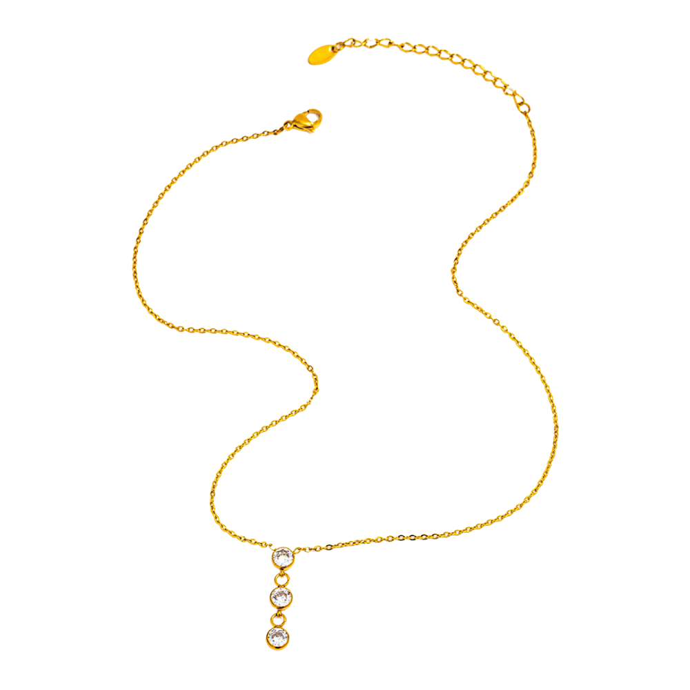 Diamond Y Necklace