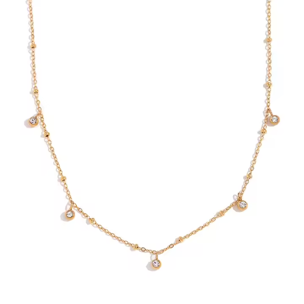 Champagne Charm Necklace