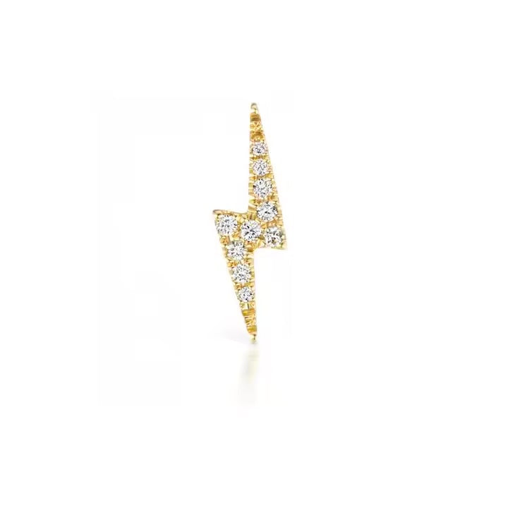 Lightning Bolt Earring Studs