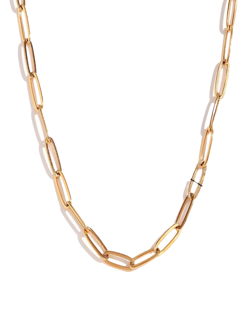 Paperclip Necklace (Gold & Silver)