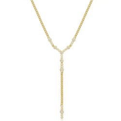 Diamond Y Necklace