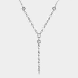 Diamond Y Necklace