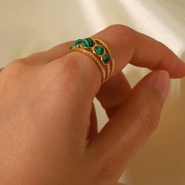 Emerald Green Ring