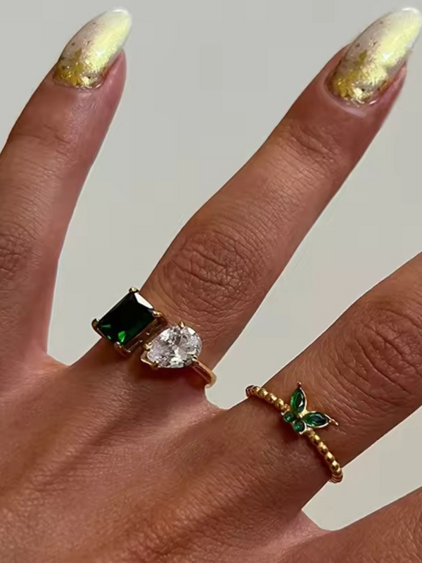 Kylie Emerald Ring